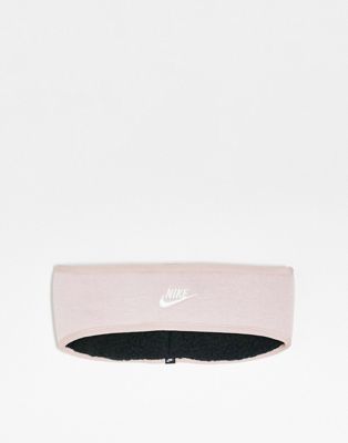 Nike Club fleece womens headband in pink