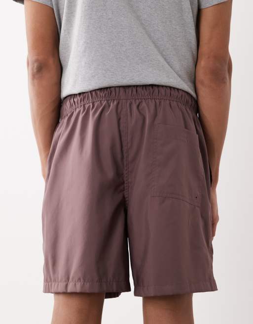 Nike Club flow shorts in brown, 5 of 5