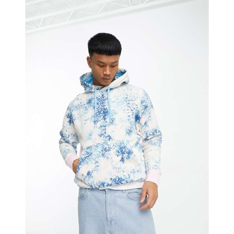 Pink blue best sale white hoodie