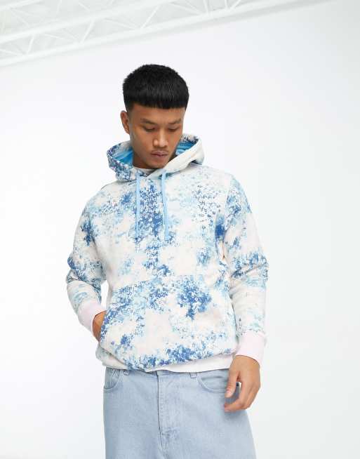 Nike hoodie best sale blue and pink