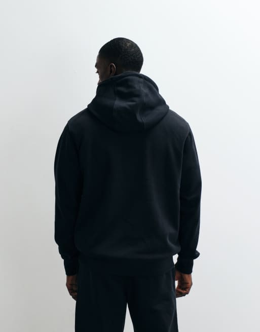 Nike Club French Terry hoodie in black , 5 of 5