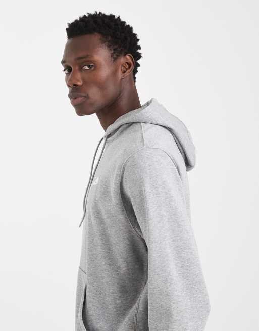 Nike Club French Terry hoodie in grey ASOS