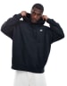 【Nike】 Club French Terry Pullover Hoodie★韓国人気★追跡付 Nike Club french terry oversized hoodie in black | ASOS