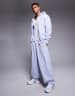 Nike Club French Terry oversized joggers in grey