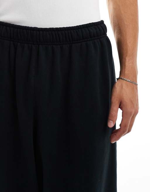 Nike Club french terry oversized joggers in black