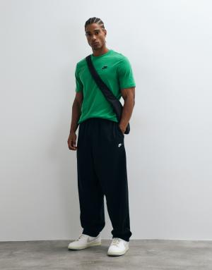 Nike Club French Terry oversized joggers in black