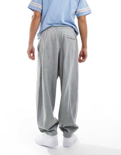 Nike Club French Terry oversized joggers in grey