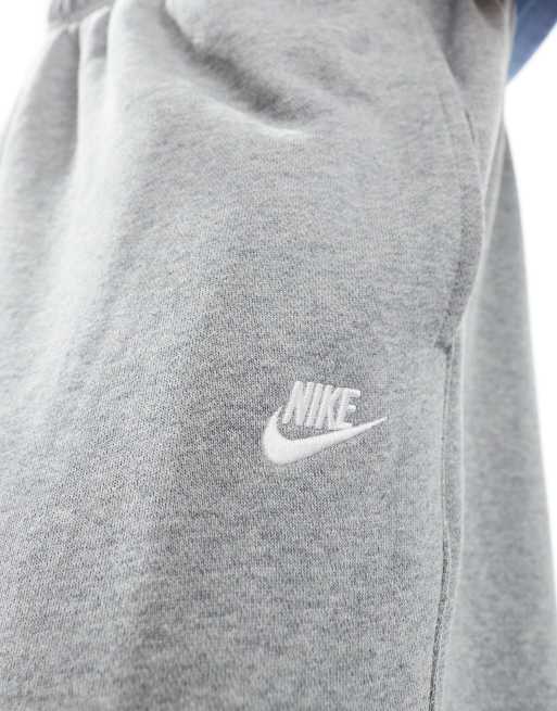 Nike Club French Terry oversized joggers in grey