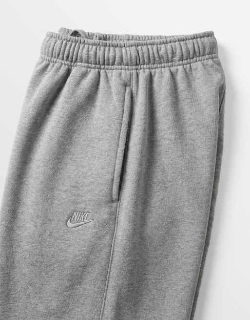 Nike Club French Terry oversized joggers in grey, 8 of 9