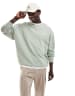 Nike Club french terry oversized sweatshirt in olive | ASOS
