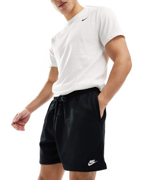 Nike Club French Terry shorts in black - view 1