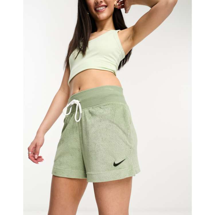 Nike terry 2024 shorts womens