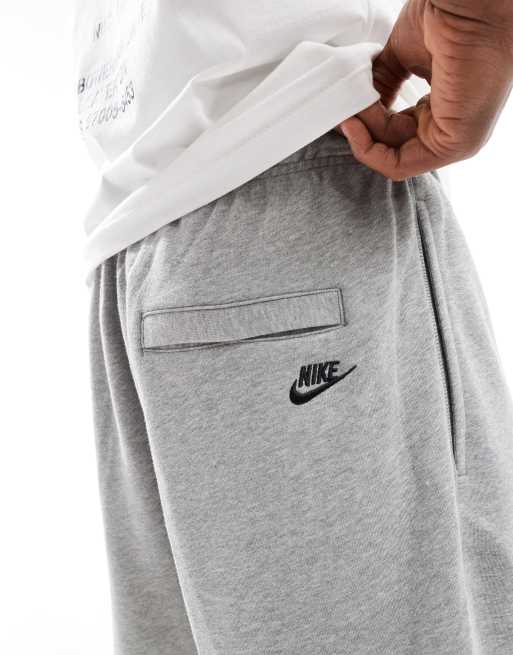 Nike Club French Terry shorts with logo in gray, 5 of 5