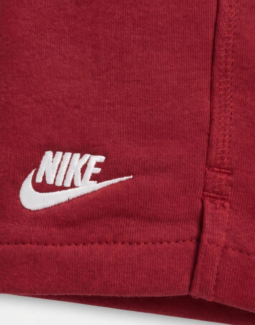 Nike – Club – Frottee-Shorts in Rot, 8 von 9