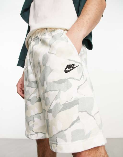 Nike white clearance camo shorts