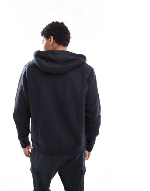 Nike Club full zip fleece hoodie in black, 2 of 4