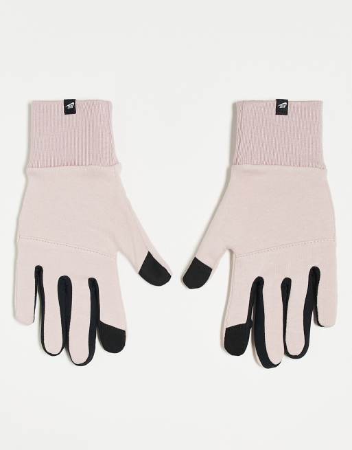 Nike Club Gants en polaire pour femme Rose ASOS