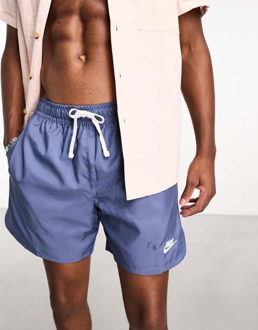 Nike Club Gewebte Shorts in Blau ASOS