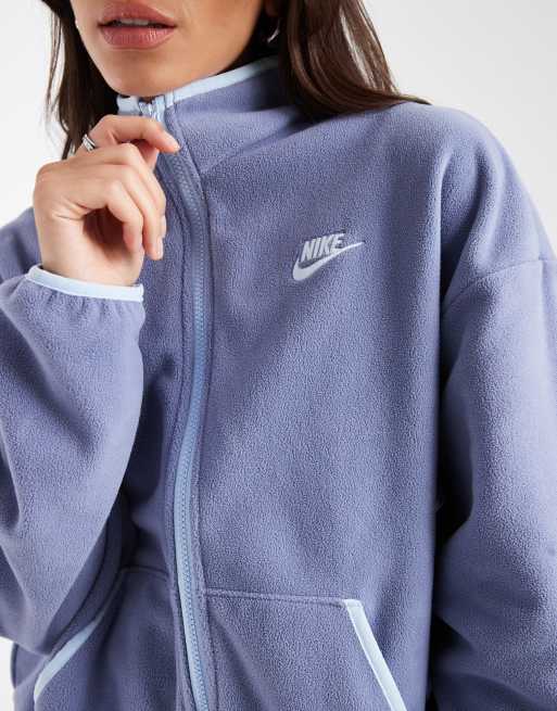 Nike Club - Giacca in pile blu, 3 di 4