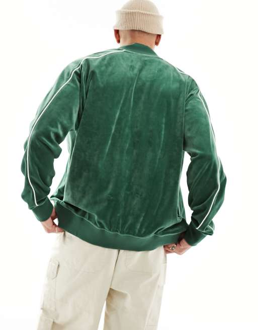 Nike Club Giacca verde in velour