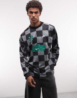Nike Club Goalie long sleeve top in black