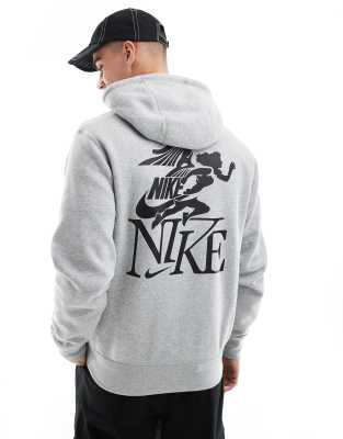 【NIKE】☆お洒落☆Sportswear Club Swoosh Print Hoodie Nike Sportswear Club Swoosh Allover Print Men's Pullover