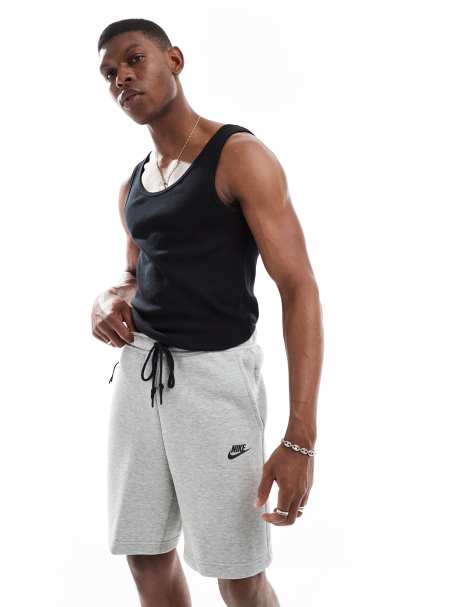 Nike – Club – Grå fleeceshorts i techstil - view 1