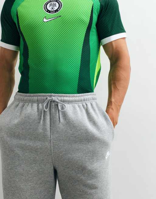 Nike - Club - Grå joggingbukser med lige ben og logo i fleece, 5 af 7