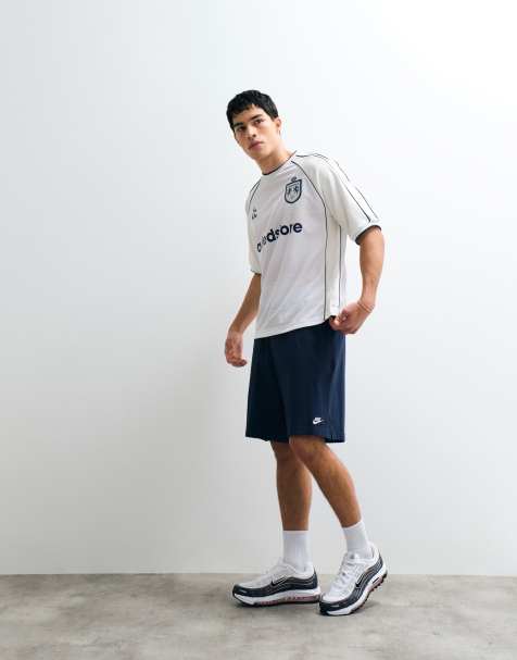 Nike Club – Granatowe dzianinowe szorty - view 1