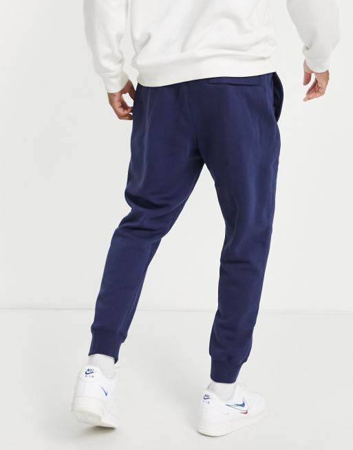 Nike – Club – Granatowe joggersy ze ściągaczami, 2 z 4
