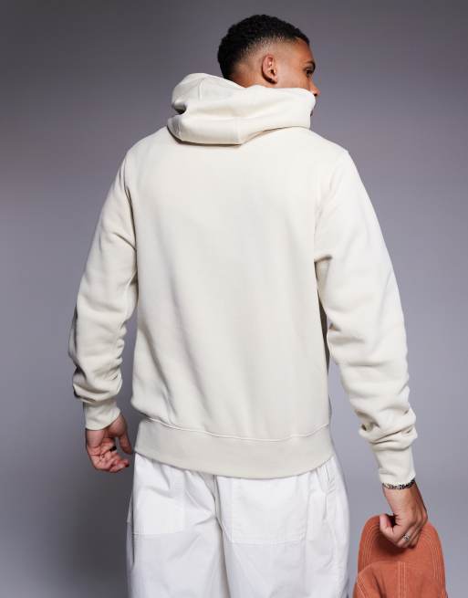 Nike Club graphic hoodie in beige, 2 of 4
