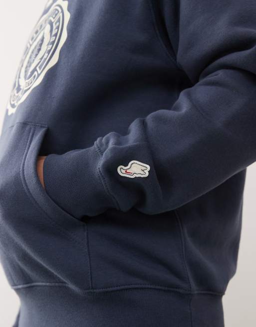 Nike Club graphic hoodie in navy, 5 of 5