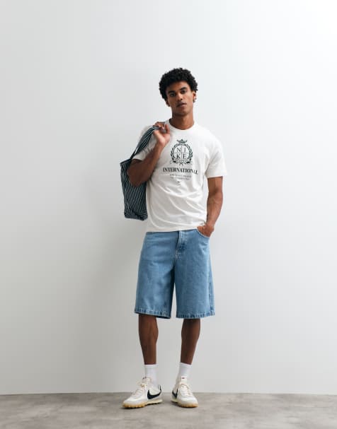 Nike Club graphic t-shirt in off white - view 1