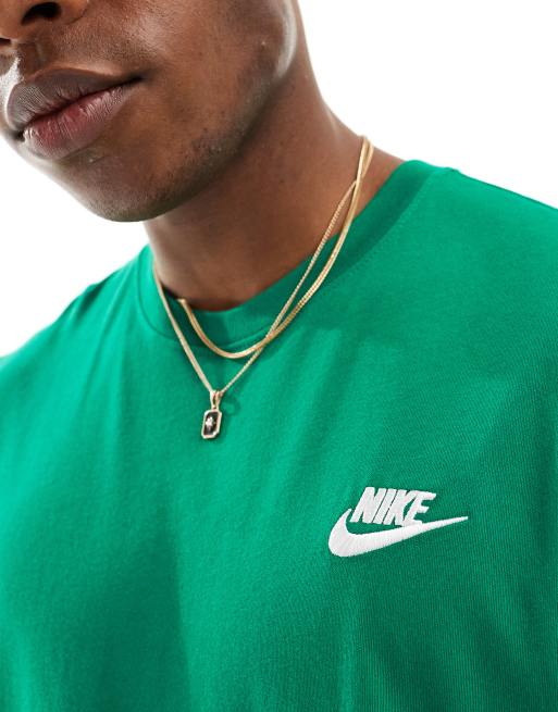 Nike – Club – Grön t-shirt, 4 av 4