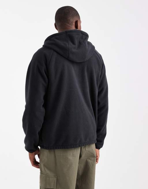 Nike Club half zip fleece in black, 3 of 5