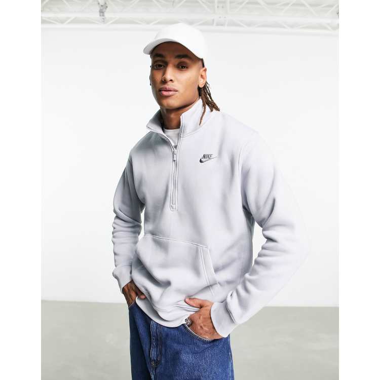 Asos nike half zip sale