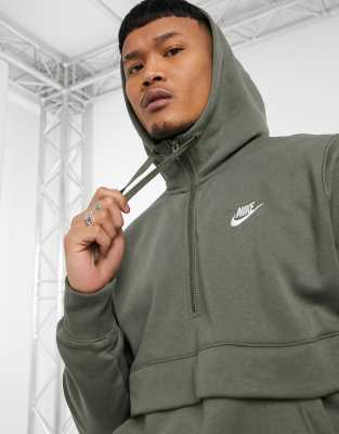 Khaki nike 2025 half zip