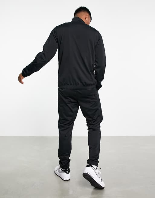 Nike club tracksuit clearance black