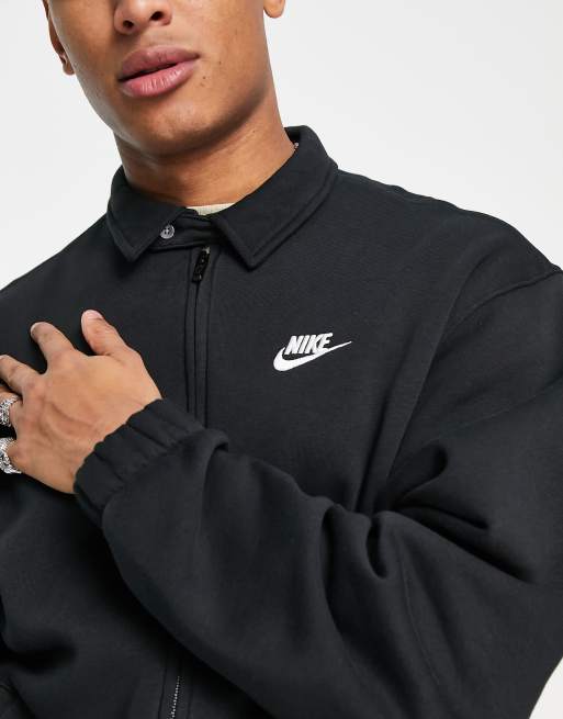 NIKE Black men's Harrington Club Fleece jacket