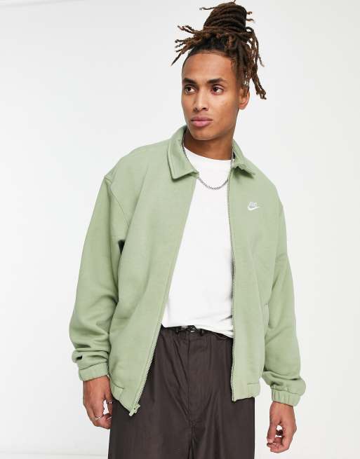 Green on sale jacket nike