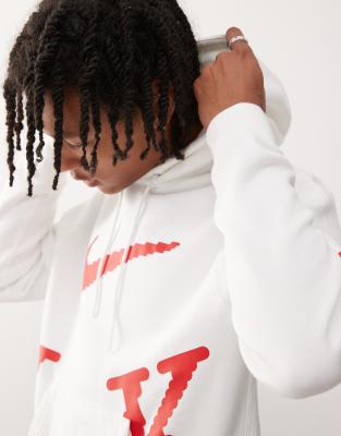 Nike Club Hockey Varsity Hoodie In White