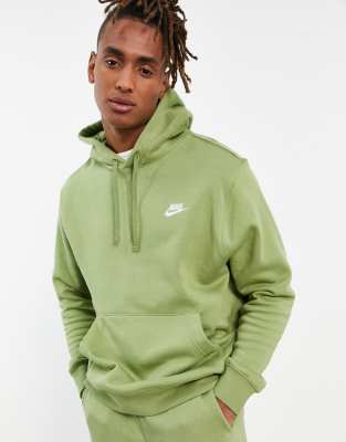 Nike Club hoodie in alligator green - ASOS Price Checker