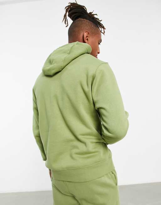 Nike Club hoodie in alligator green | ASOS