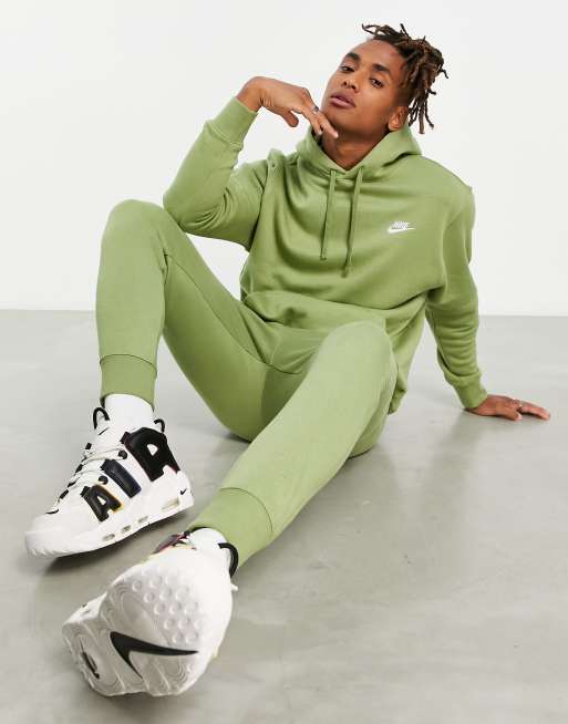 Nike Club hoodie in alligator green | ASOS