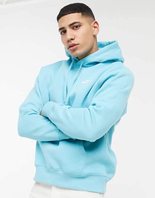 Nike Club hoodie in aqua