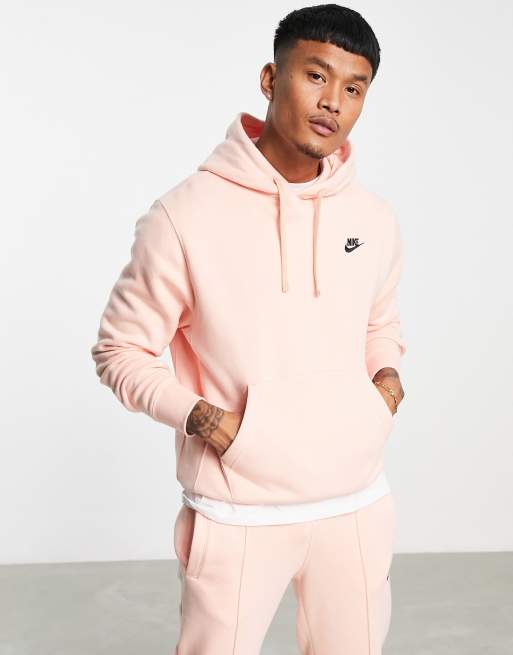 Nike Club hoodie in arctic orange ASOS