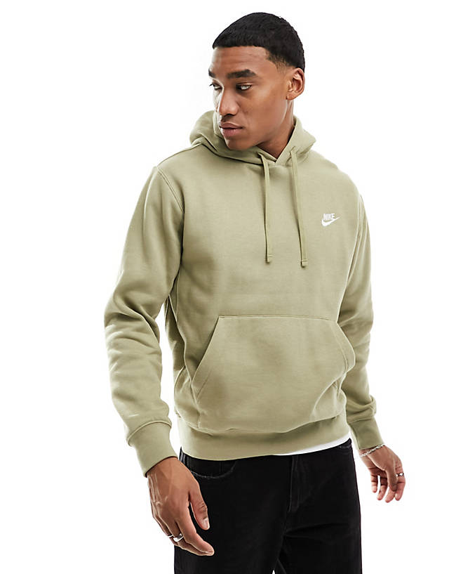 Nike - club hoodie in beige