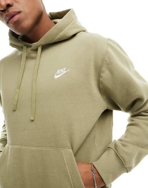 Nike Club hoodie in beige