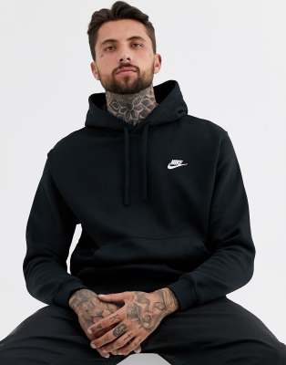 Nike Club hoodie in black | ASOS