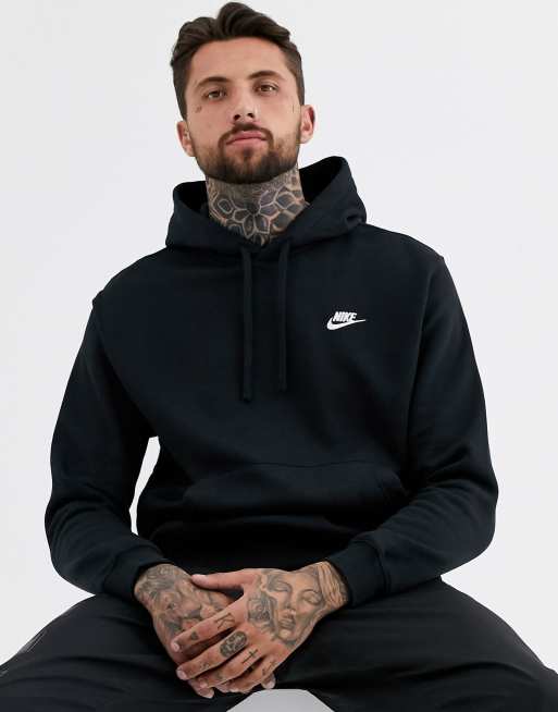 Nike Club hoodie in black